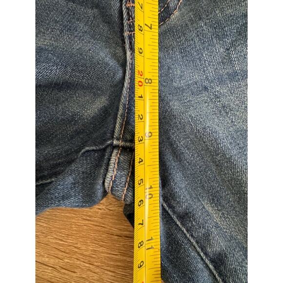 Judy Blue Double Cuffed Boyfriend Fit Blue Jeans Stretch Shaping size 1/25 - Picture 7 of 8